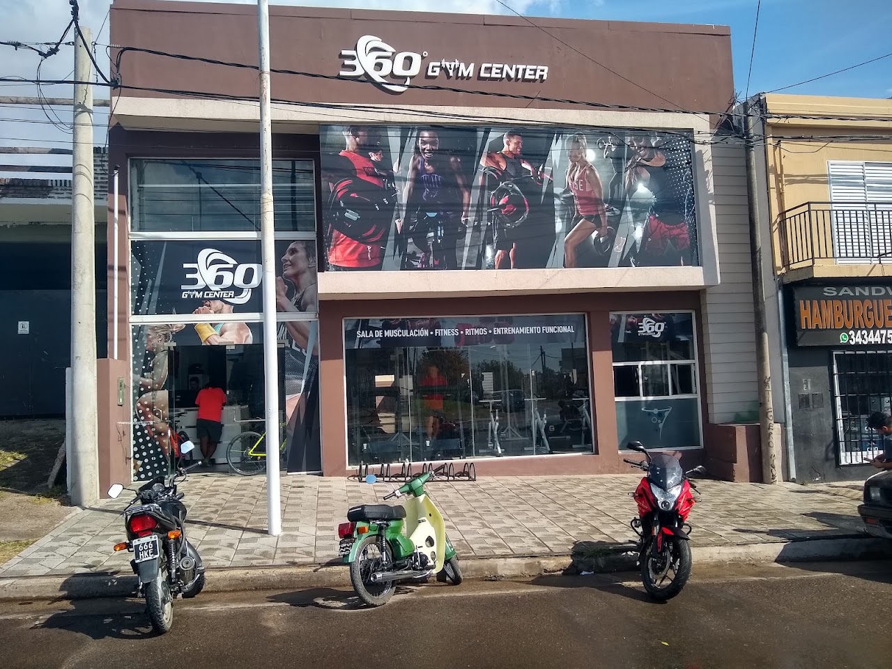 Frente de 360º Gym Center